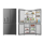 Lodówka Side by Side Lodówka Dreame DRC560WMXEEUP Multidoor No Frost 183cm Grafitowa Stal Fizz Fresh Kostkarka IceDuo 524L